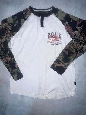 RARE Vintage Rook Dark Forest Long Sleeve Tee